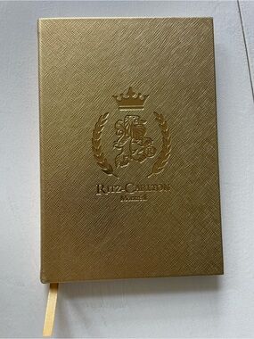 Ritz Carleton Montreal Gold Journal